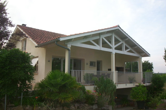 Beautiran - Estantade ajoutée - vue du sud