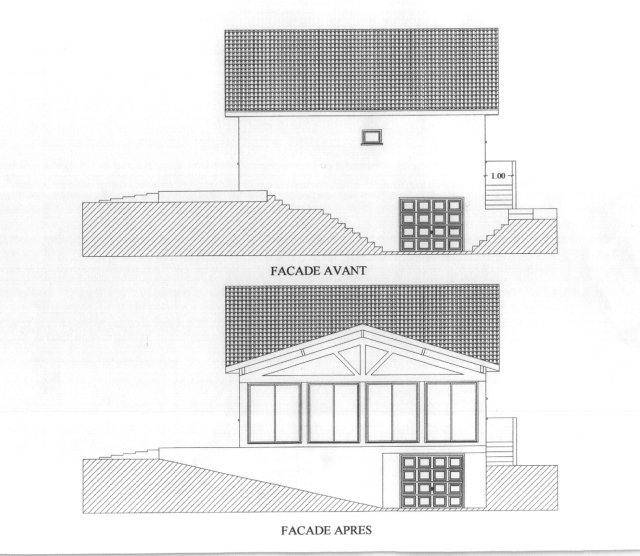 Beautiran - Ajout estantade - projet