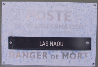 Panneau EDF pour "Las naou Peyros"