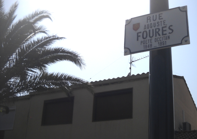 Toulouse - Prats - rue Auguste Fourès, poète occitan