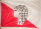 Drapeau de la Daune flottant au vent