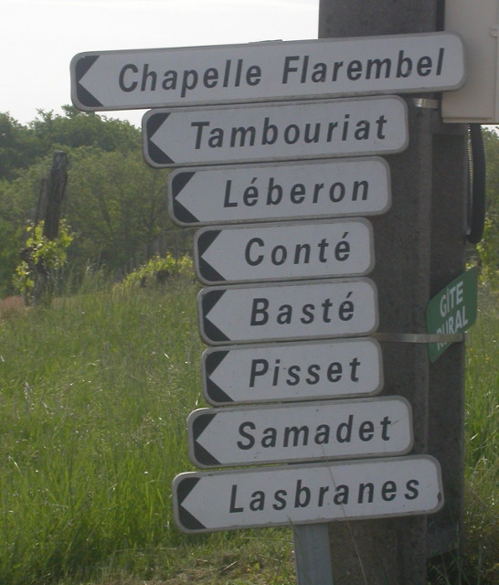 Lieux-dits de Flarembel