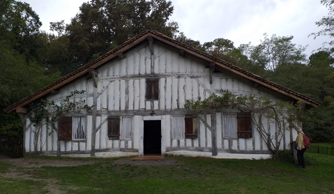 Sabres - Airial de Marquèze : la maison "dou mouliè"