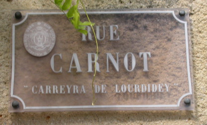 Rue Carnot / Carreyra de Lourdidey