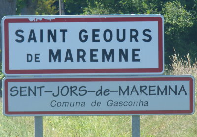 Saint-Geours-de-Maremne - Panneaux d'entrée